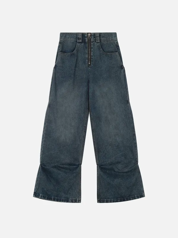 Aelfric Eden Pleated Washed Straight Leg Jeans sold by Aelfric Eden