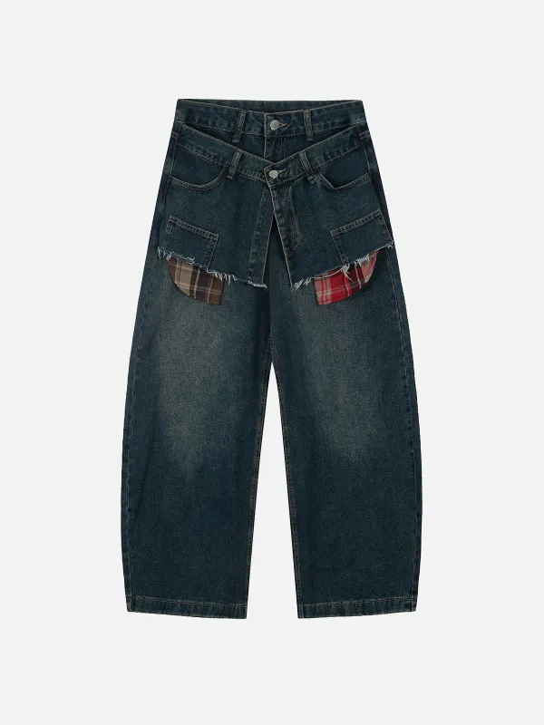 Aelfric Eden Double Waist Super Baggy Barrel Jeans made by Aelfric Eden