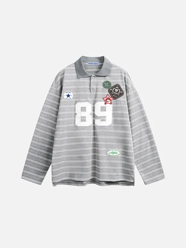 Aelfric Eden 89 Stripe Long Sleeve Tee sold by Aelfric Eden