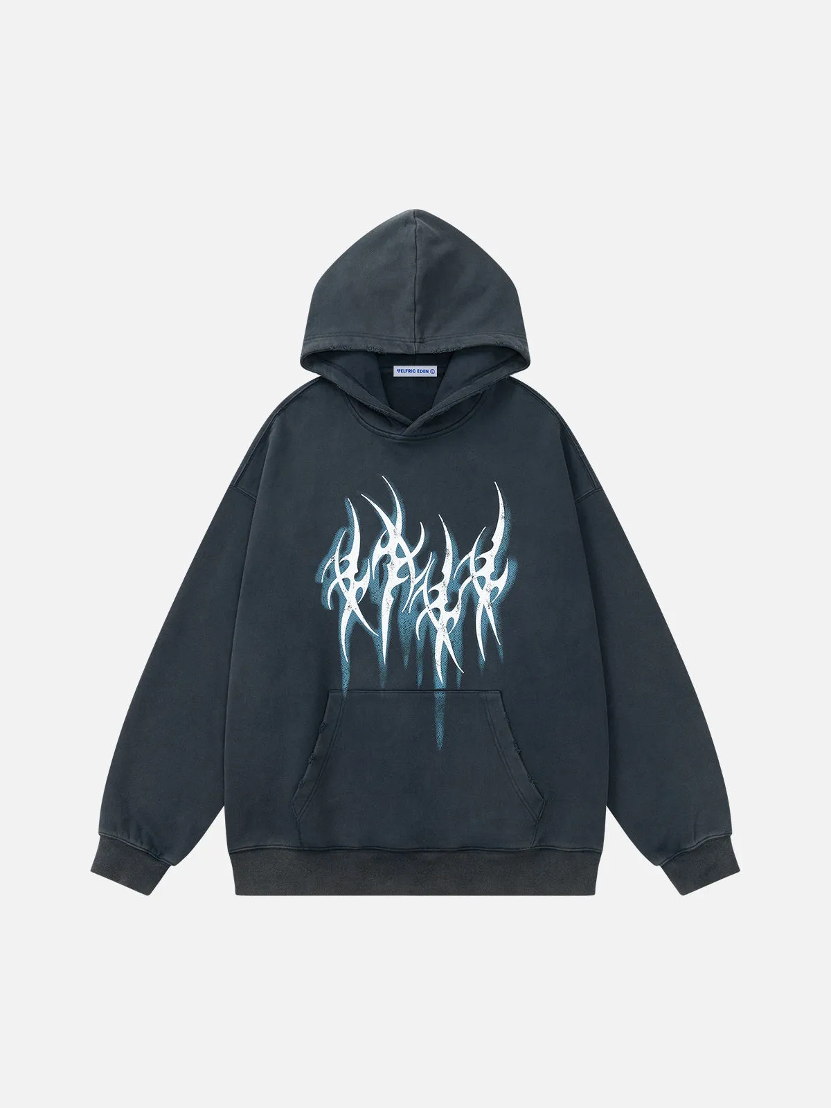 Aelfric Eden Blade Print Washed Pullover Hoodie sold by Aelfric Eden