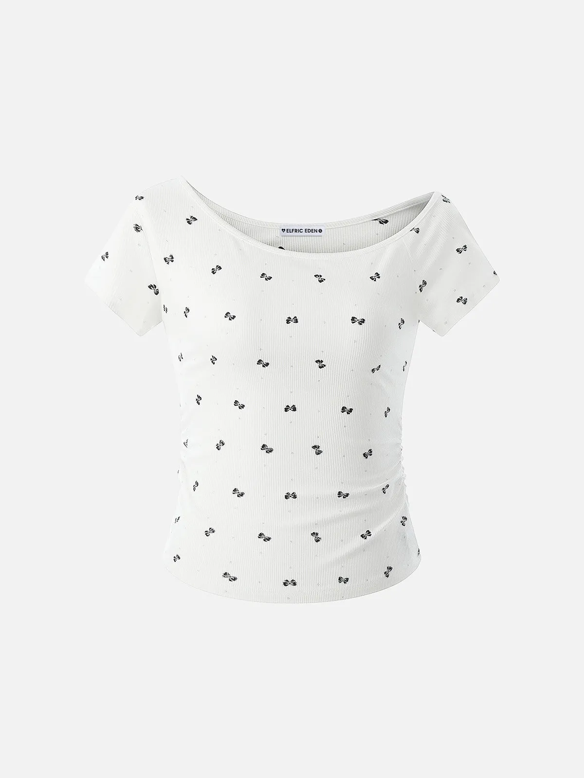 Aelfric Eden Bow Oblique Shoulder Tee sold by Aelfric Eden product image thumbnail 2