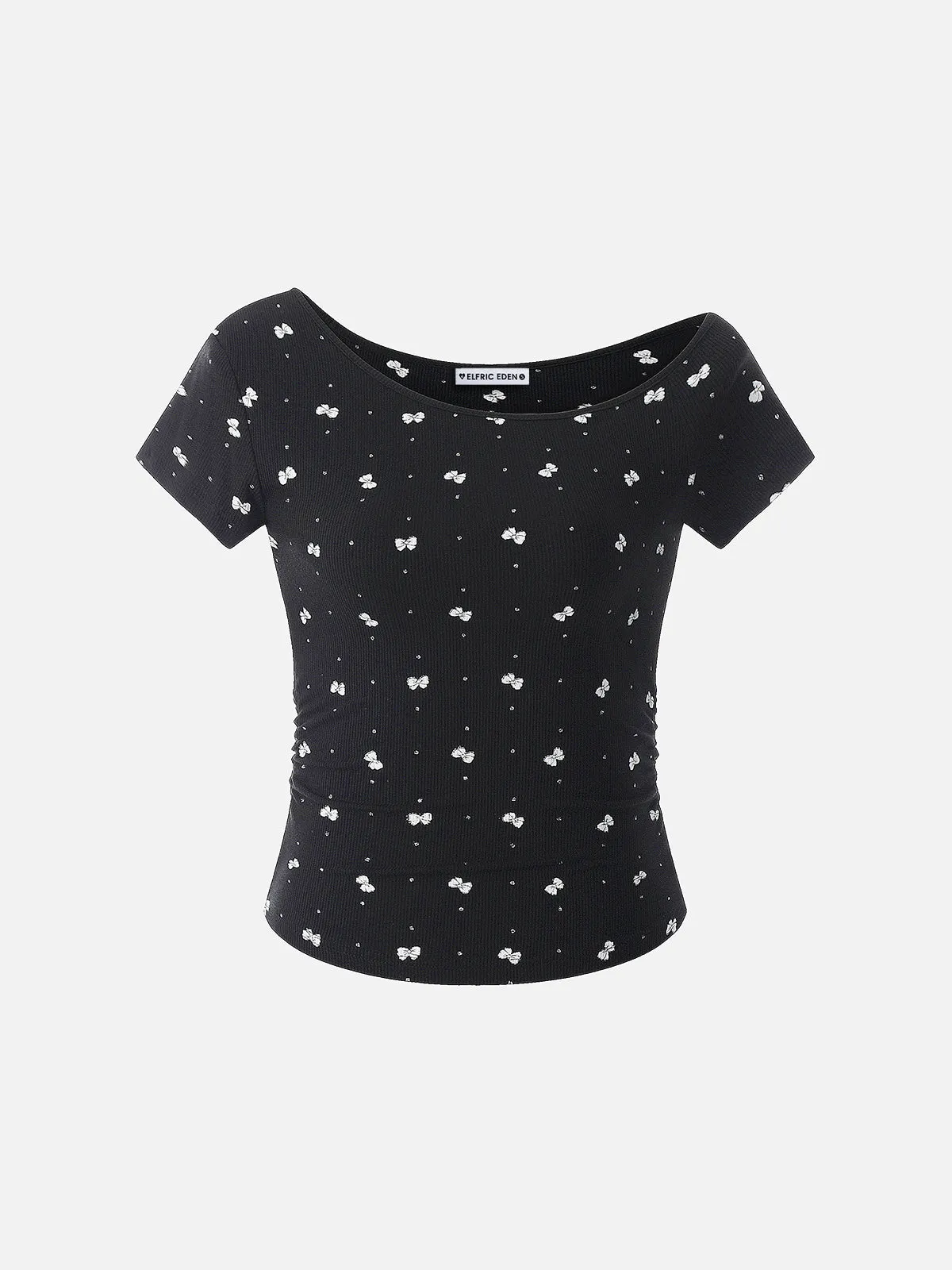 Aelfric Eden Bow Oblique Shoulder Tee sold by Aelfric Eden