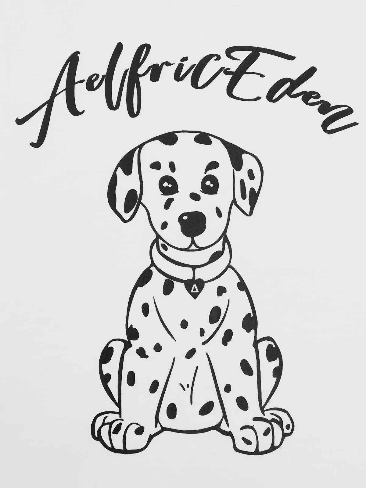 Aelfric Eden Cartoon Dalmatian Print Tee sold by Aelfric Eden product image thumbnail 3
