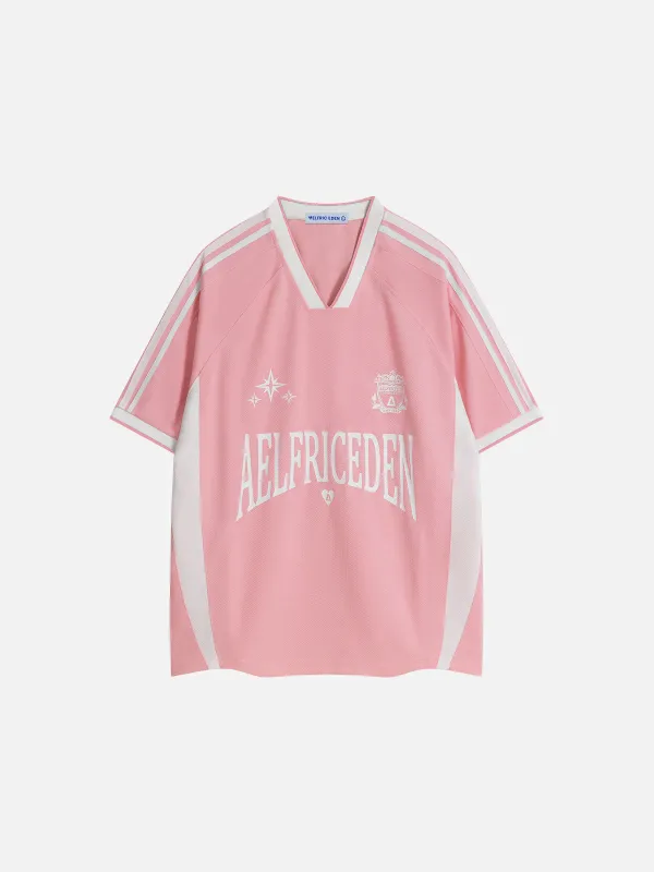 Aelfric Eden Color Blocking Soccer Jersey sold by Aelfric Eden