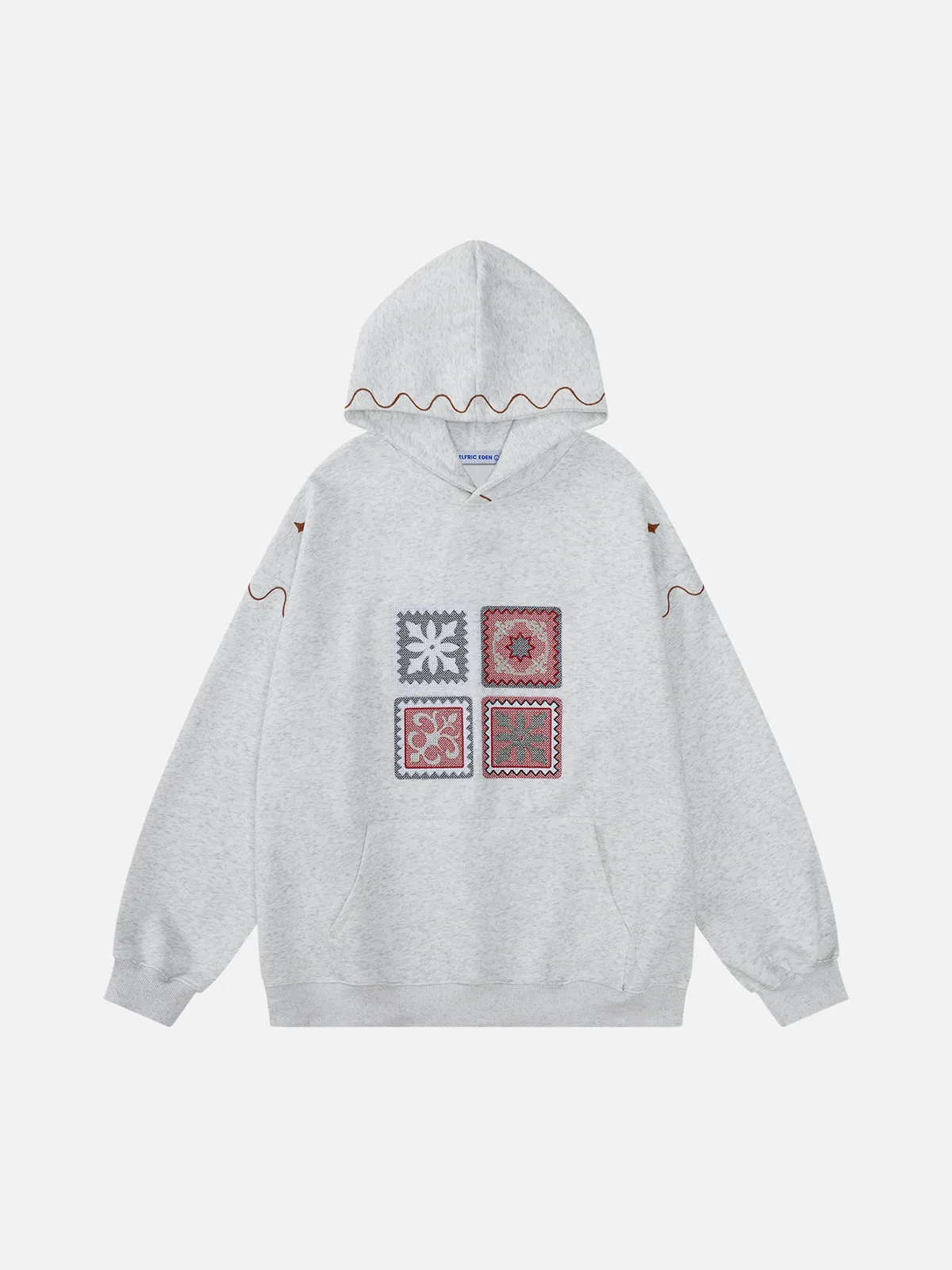 Aelfric Eden Embroidery Graphic Pullover Hoodie sold by Aelfric Eden