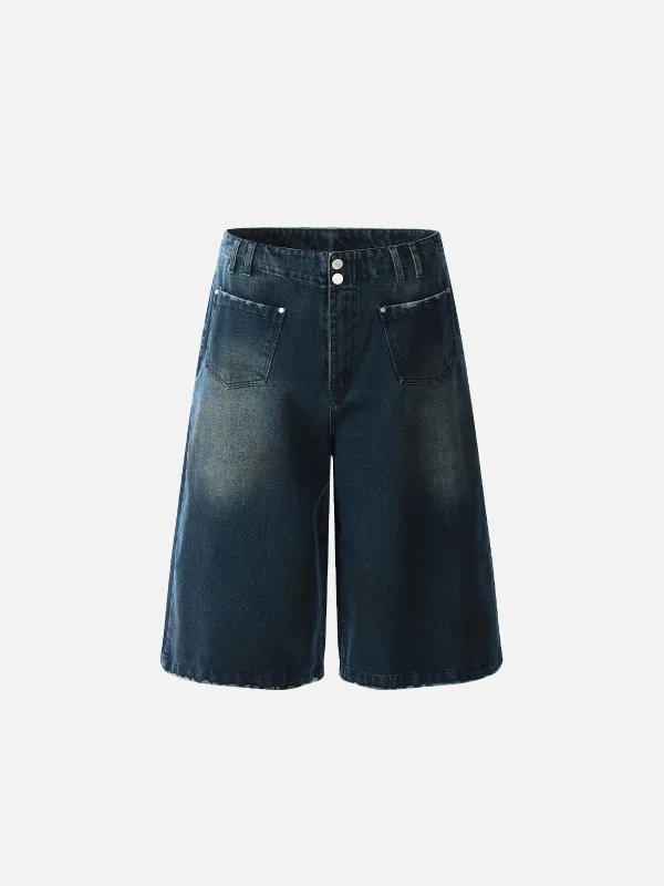 Aelfric Eden Reverse Pocket Baggy Longline Jorts sold by Aelfric Eden