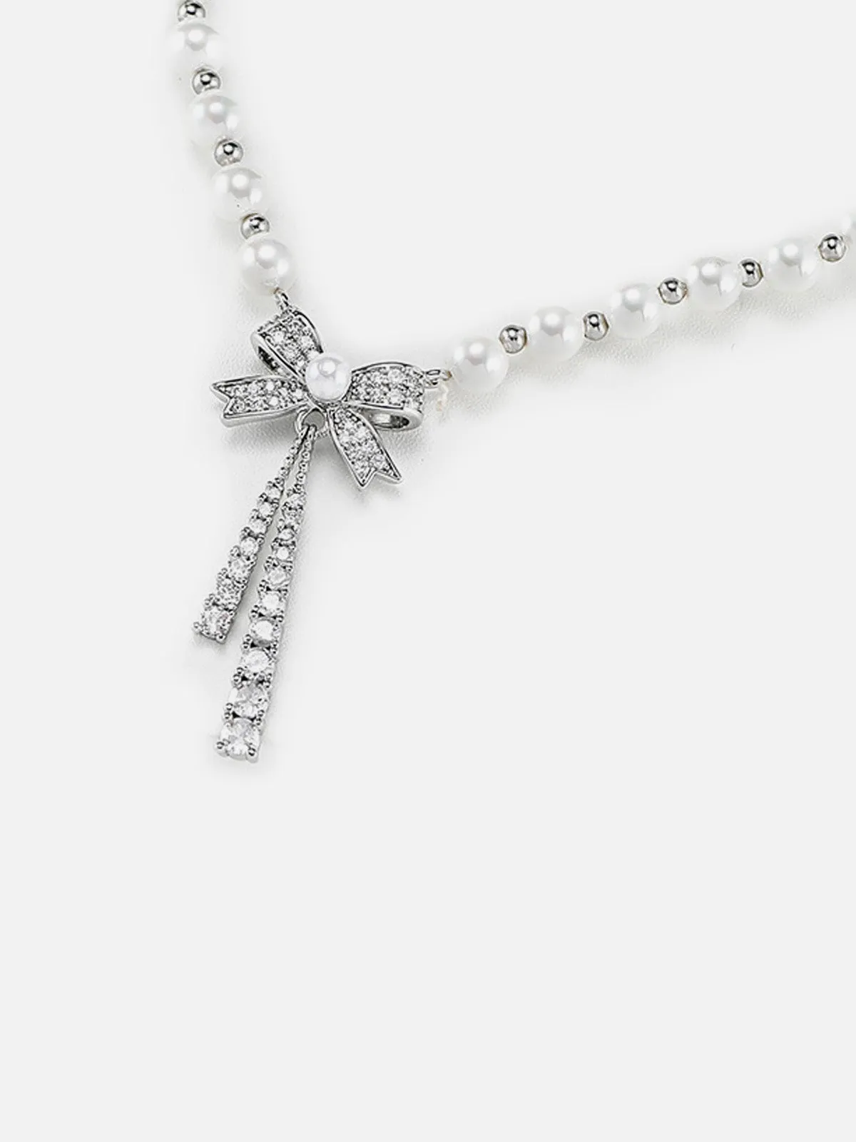 Aelfric Eden Bow Pearl Necklace sold by Aelfric Eden product image thumbnail 2