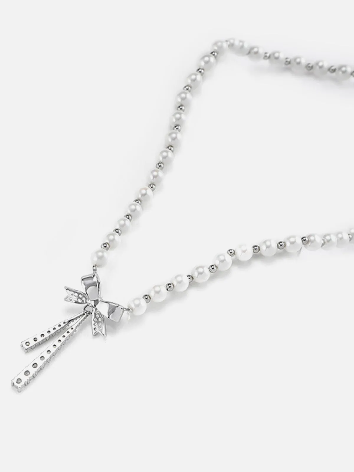 Aelfric Eden Bow Pearl Necklace sold by Aelfric Eden product image thumbnail 3