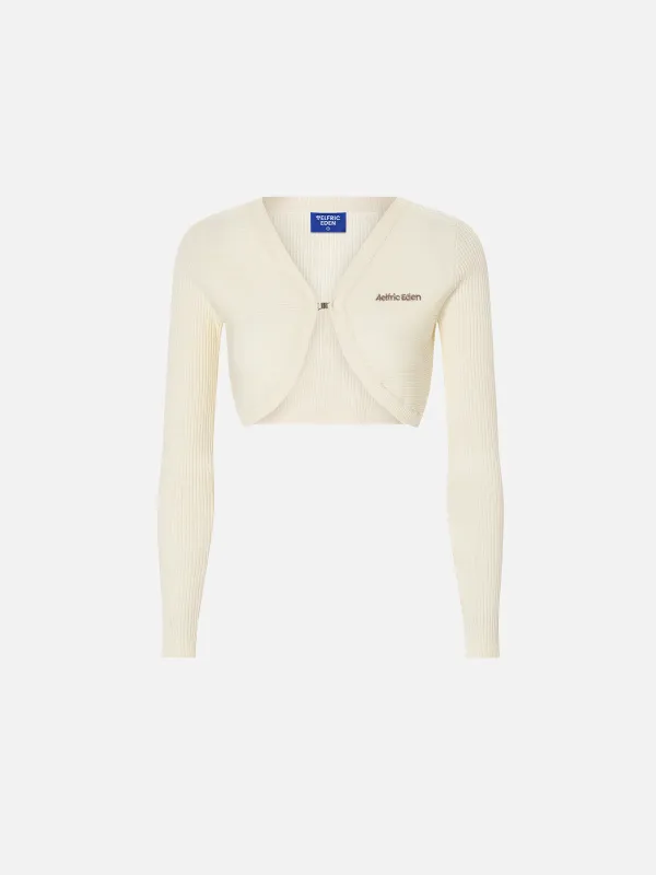 Aelfric Eden Basic Knit Cropped Cardigan sold by Aelfric Eden