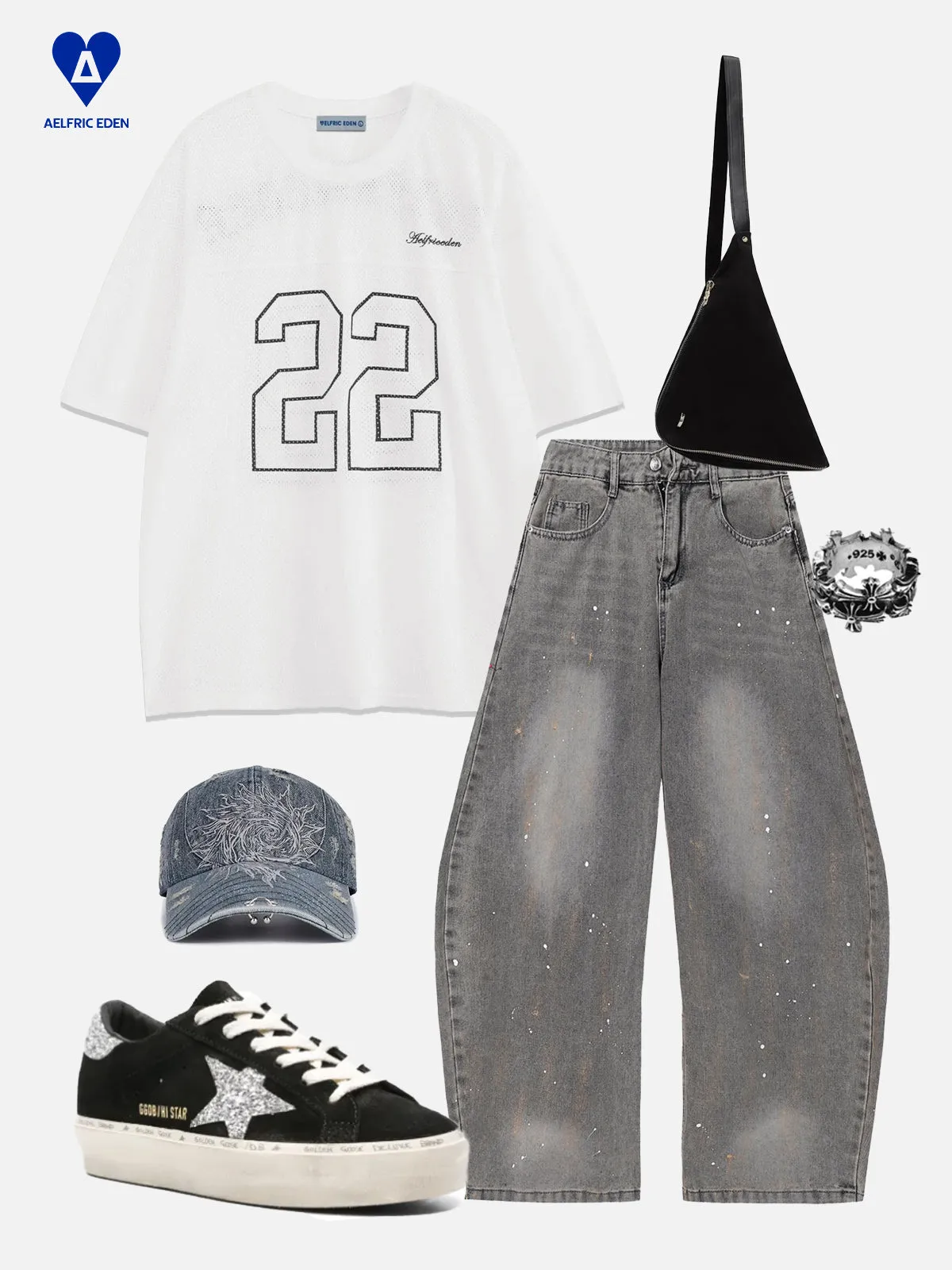 Aelfric Eden Super Baggy Barrel Jeans sold by Aelfric Eden product image thumbnail 3