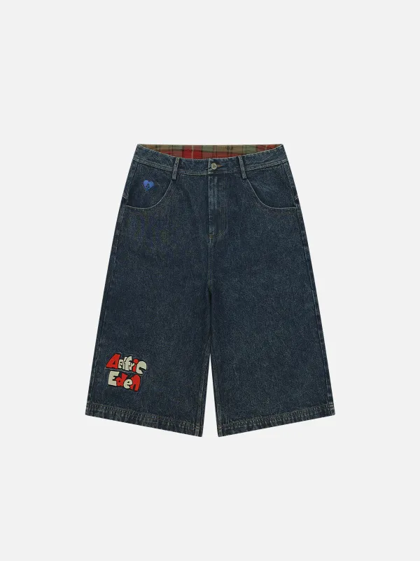 Aelfric Eden Plaid Star Longline Jorts sold by Aelfric Eden
