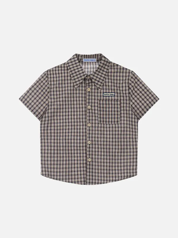 Aelfric Eden Boxy Plaid Shirt sold by Aelfric Eden