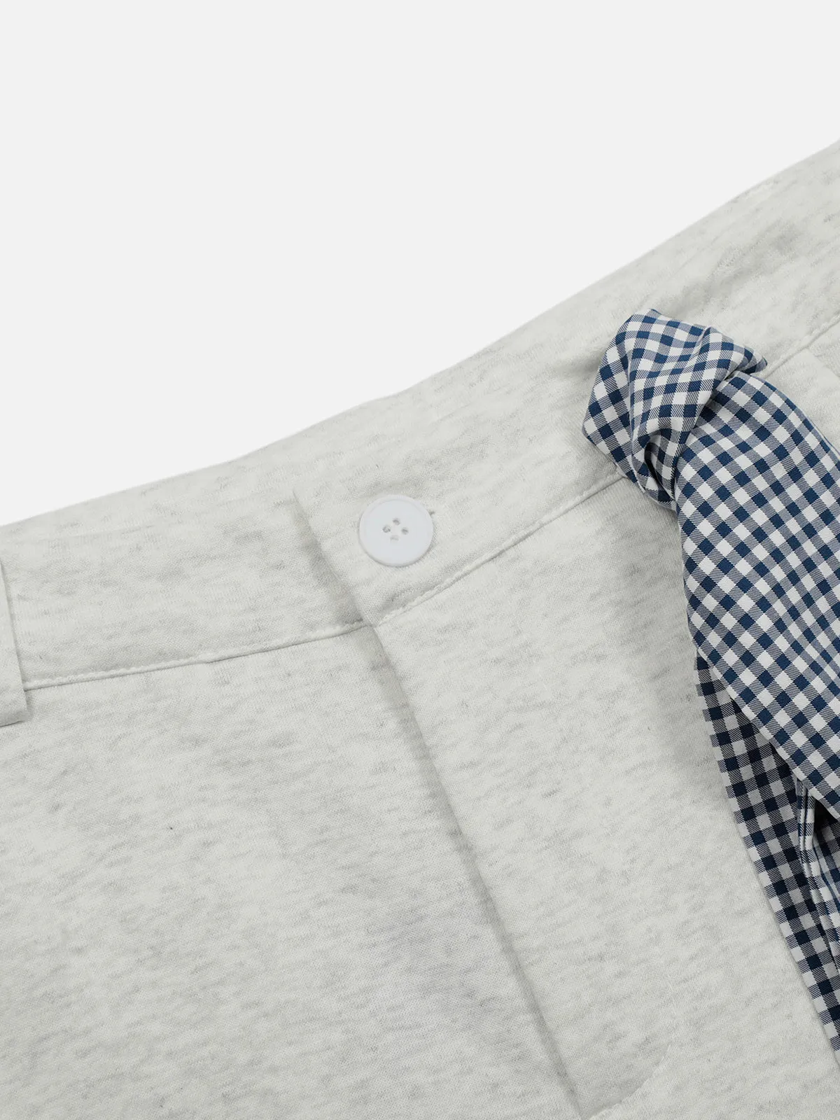 Aelfric Eden Necktie Embellished Baggy Longline Shorts sold by Aelfric Eden product image thumbnail 5