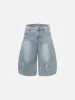 Aelfric Eden Washed Distressed Longline Barrel Jorts sold by Aelfric Eden