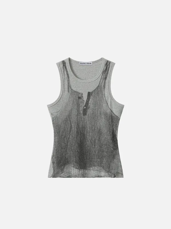 Aelfric Eden Two Layer Print Tank Top sold by Aelfric Eden