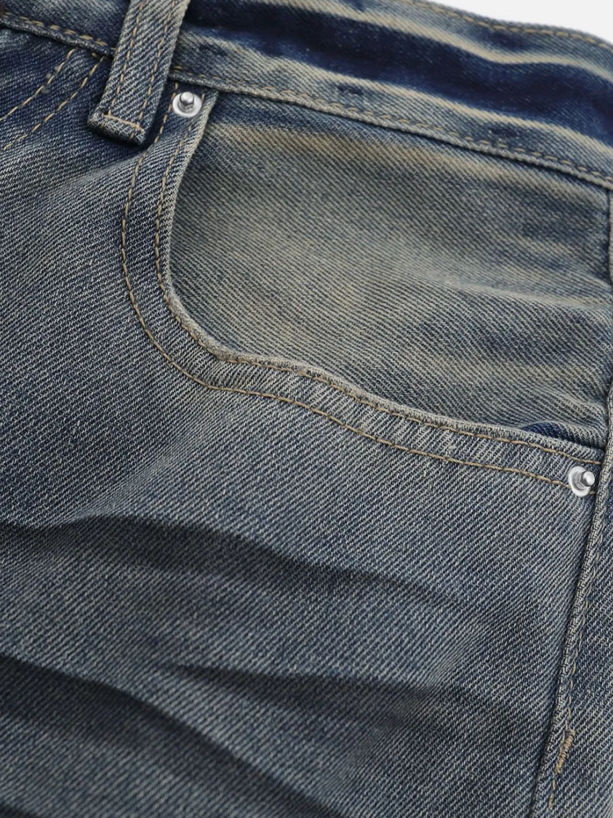 Aelfric Eden Washed Graphic Bootcut Jeans sold by Aelfric Eden product image thumbnail 4