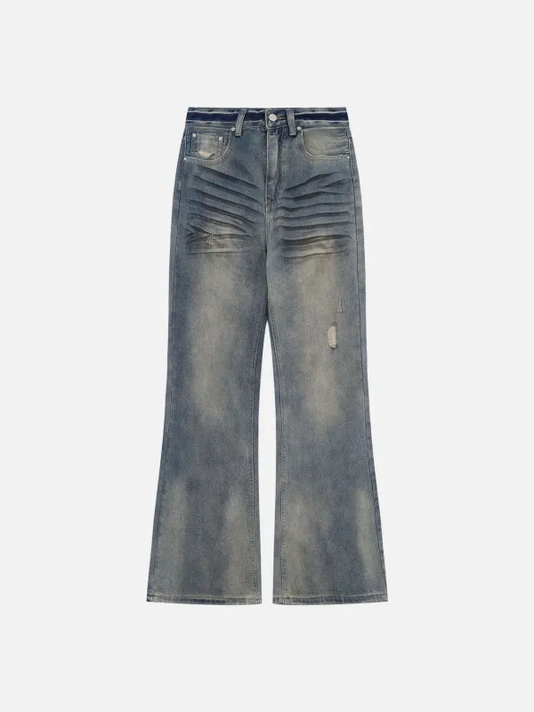 Aelfric Eden Washed Graphic Bootcut Jeans sold by Aelfric Eden