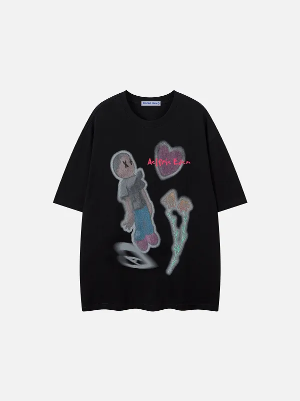 Aelfric Eden Blurry Cartoon Graphic Tee sold by Aelfric Eden