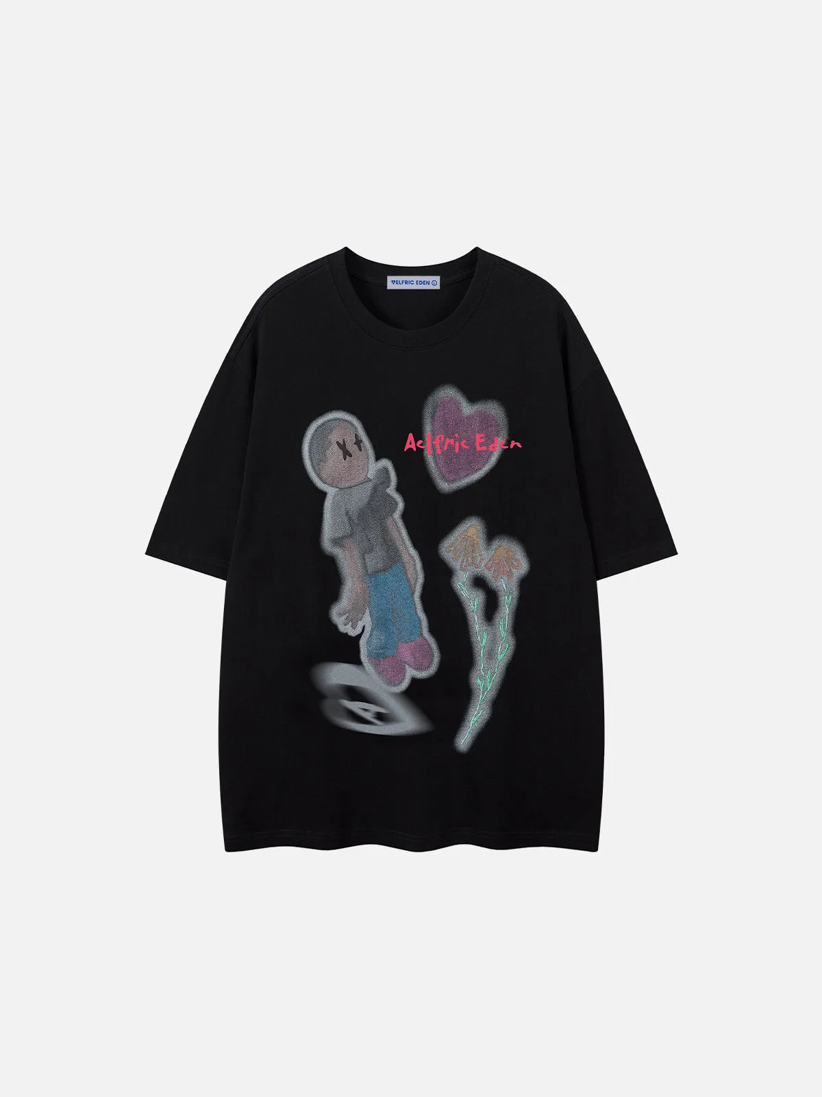 Aelfric Eden Blurry Cartoon Graphic Tee sold by Aelfric Eden