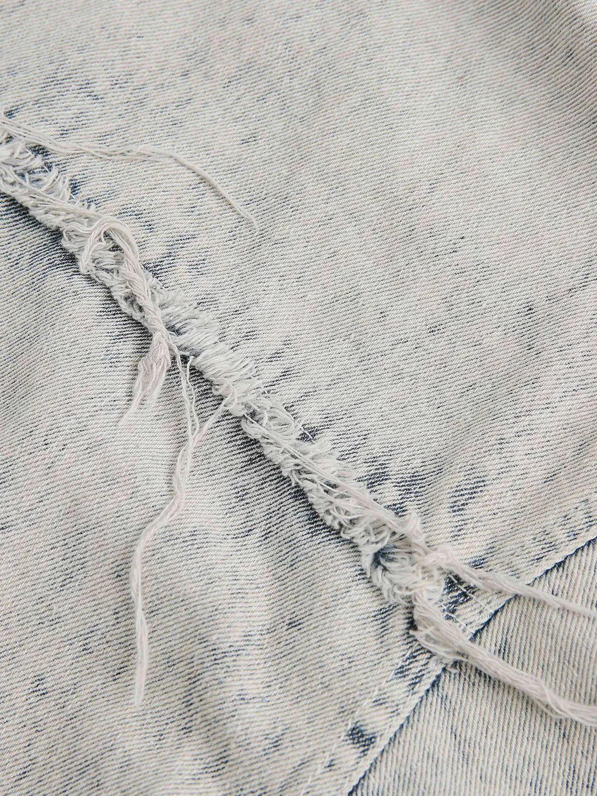 Aelfric Eden Fringe Denim Zip Up Shirt sold by Aelfric Eden product image thumbnail 5