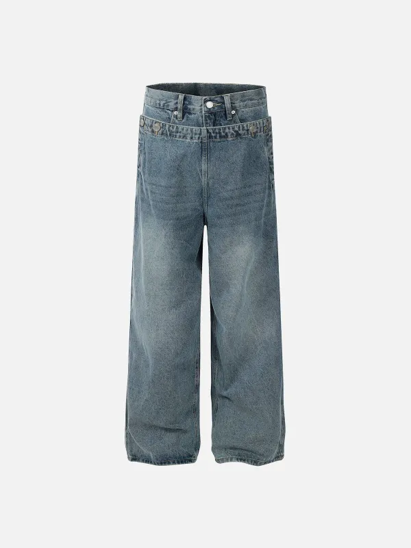 Aelfric Eden Double Waist Baggy Jeans sold by Aelfric Eden