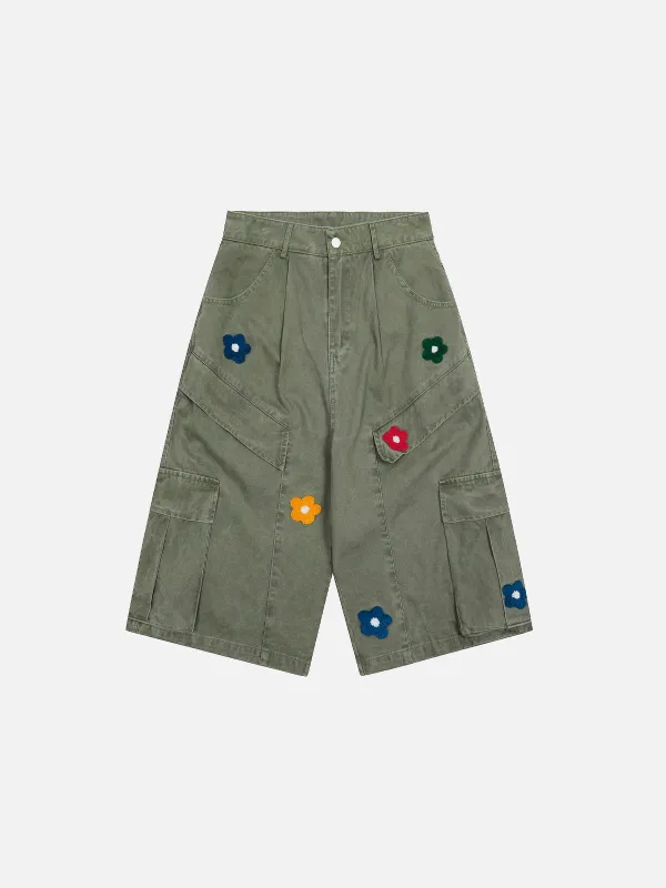 Aelfric Eden Floral Baggy Longline Shorts sold by Aelfric Eden