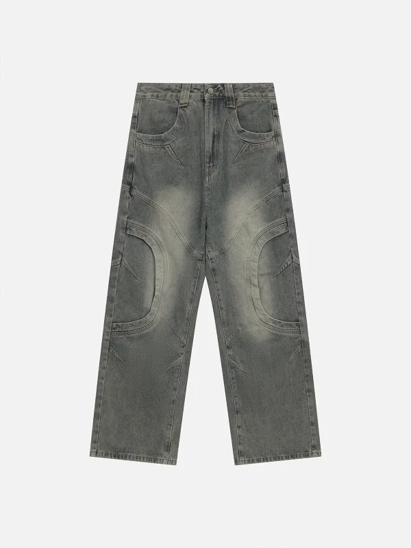 Aelfric Eden Deconstructive Washed Jeans sold by Aelfric Eden