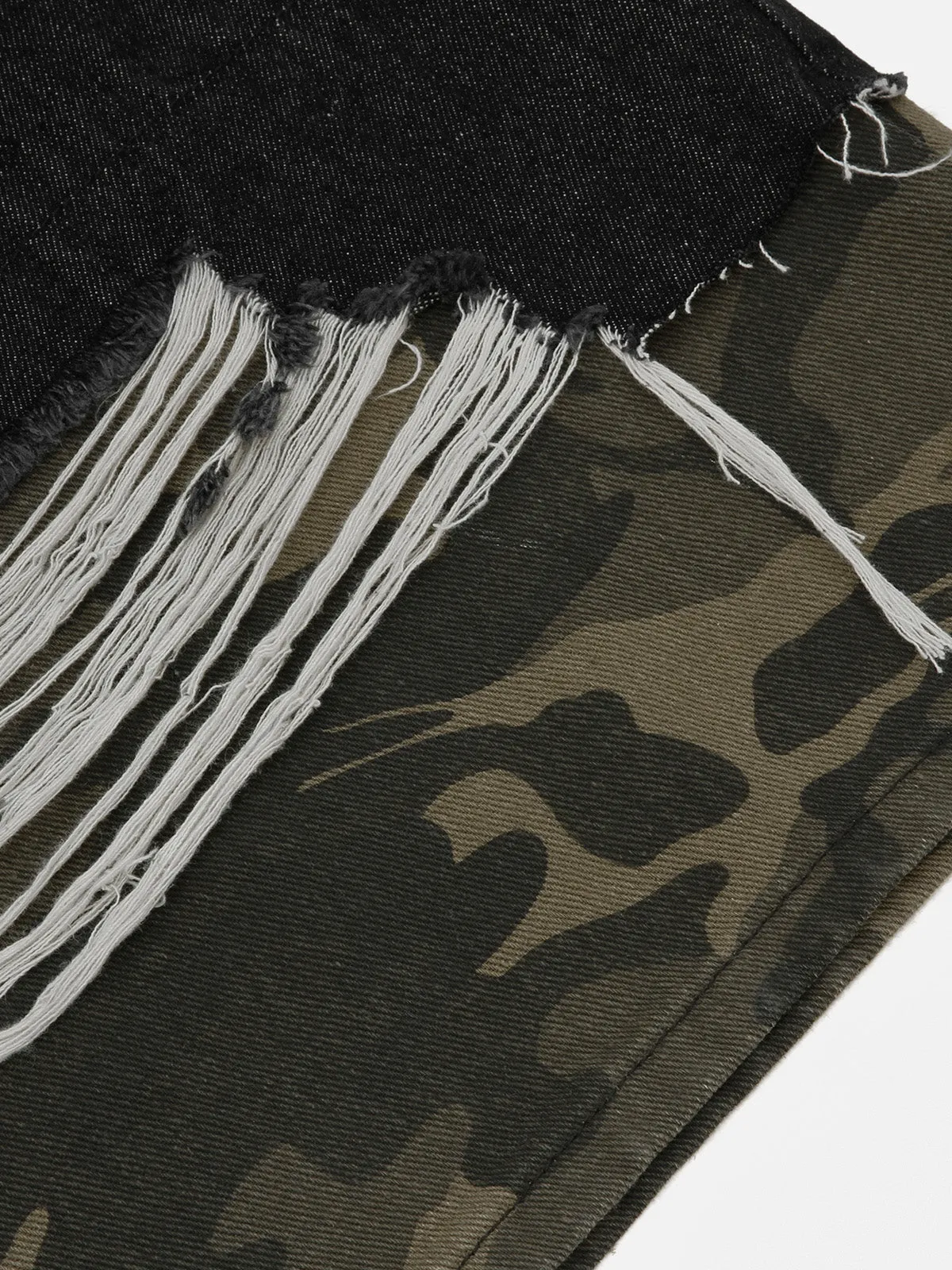 Aelfric Eden Camo Patchwork Longline Jorts sold by Aelfric Eden product image thumbnail 3