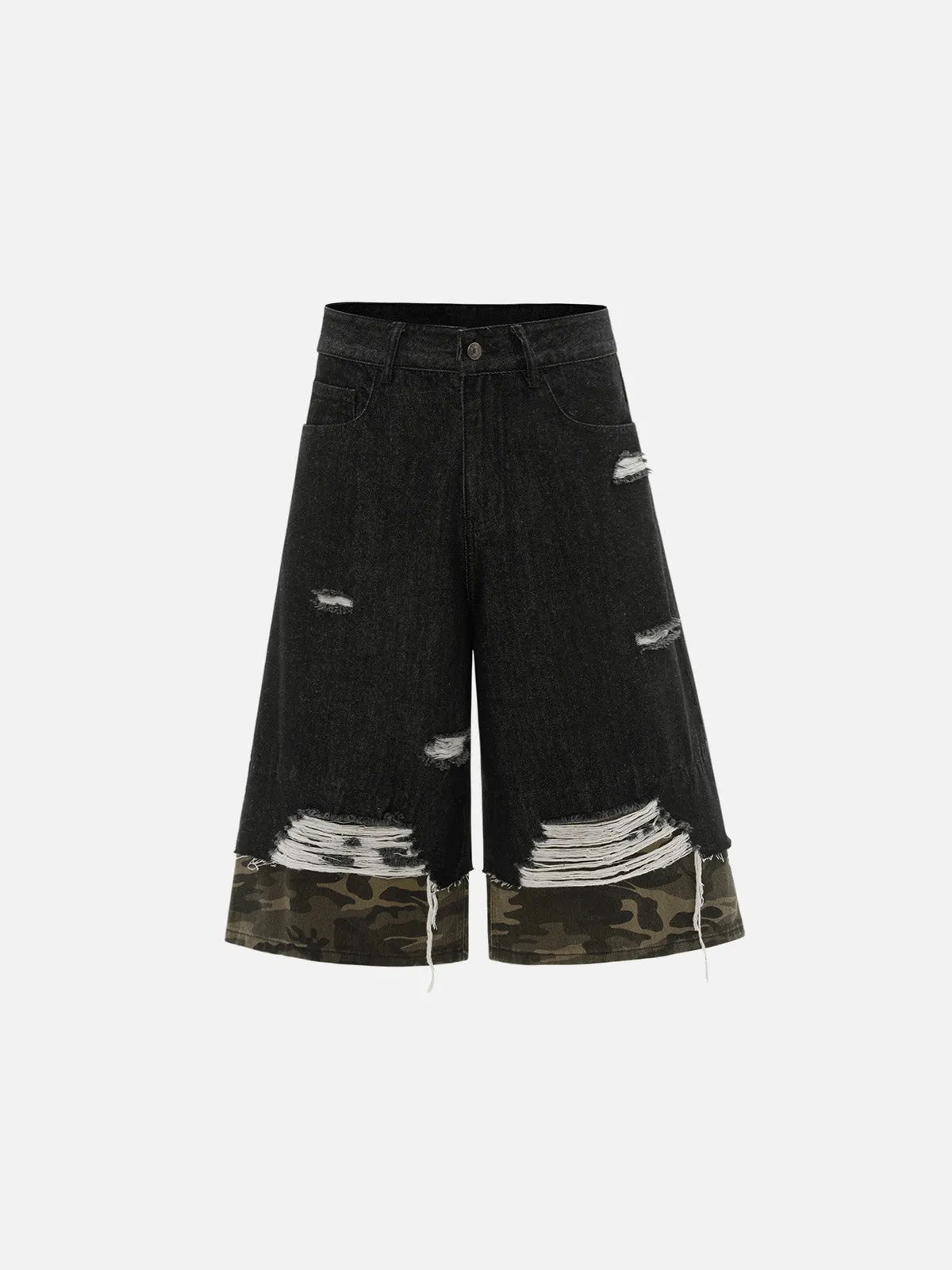 Aelfric Eden Camo Patchwork Longline Jorts sold by Aelfric Eden