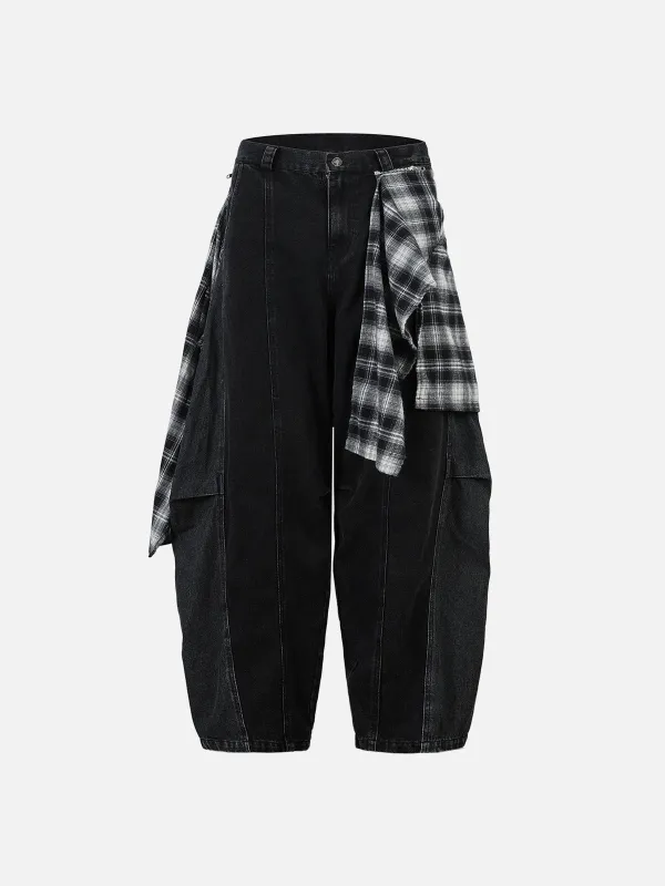 Aelfric Eden Layered Super Baggy Barrel Jeans sold by Aelfric Eden