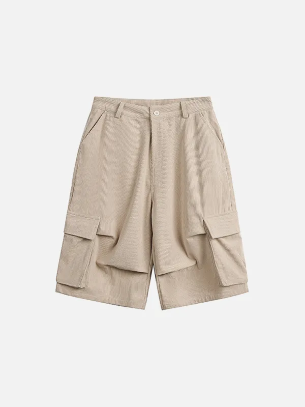 Aelfric Eden Corduroy Longline Cargo Shorts sold by Aelfric Eden