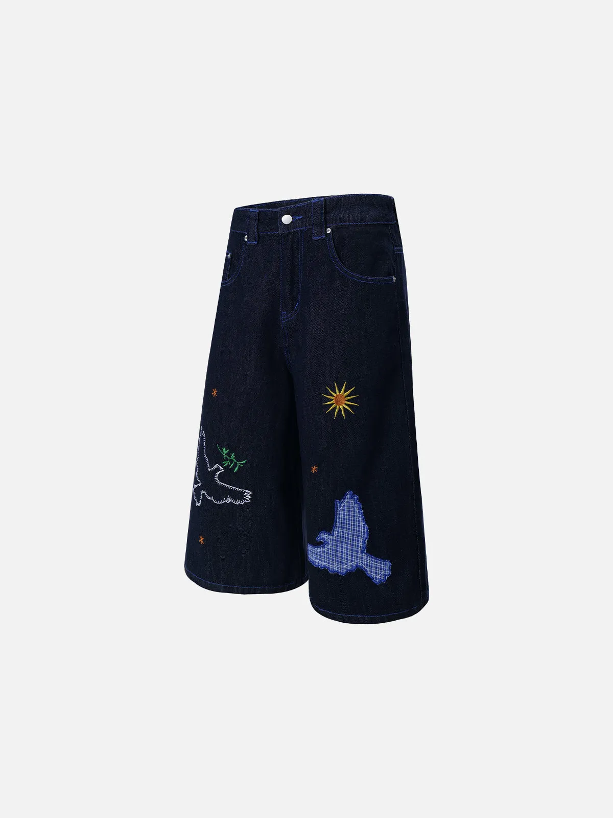 Aelfric Eden Pigeon Longline Jorts sold by Aelfric Eden product image thumbnail 3
