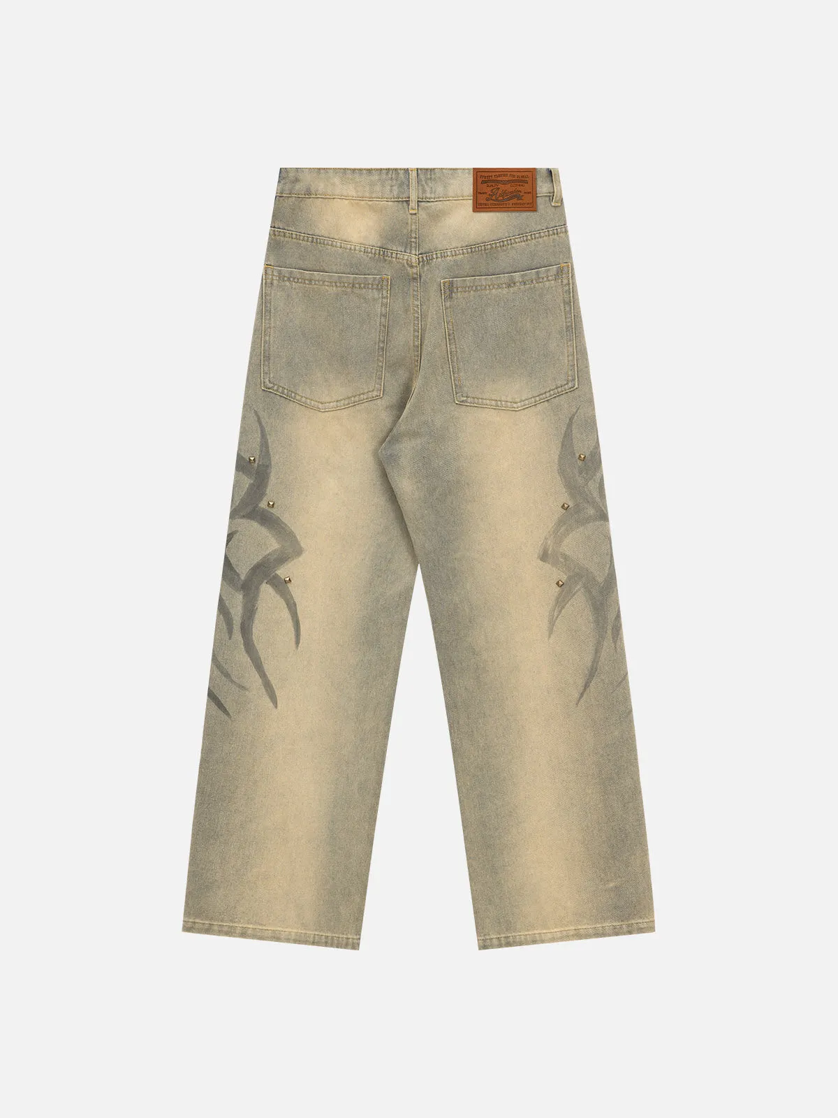 Aelfric Eden Rivet Thorny Print Jeans sold by Aelfric Eden product image thumbnail 2