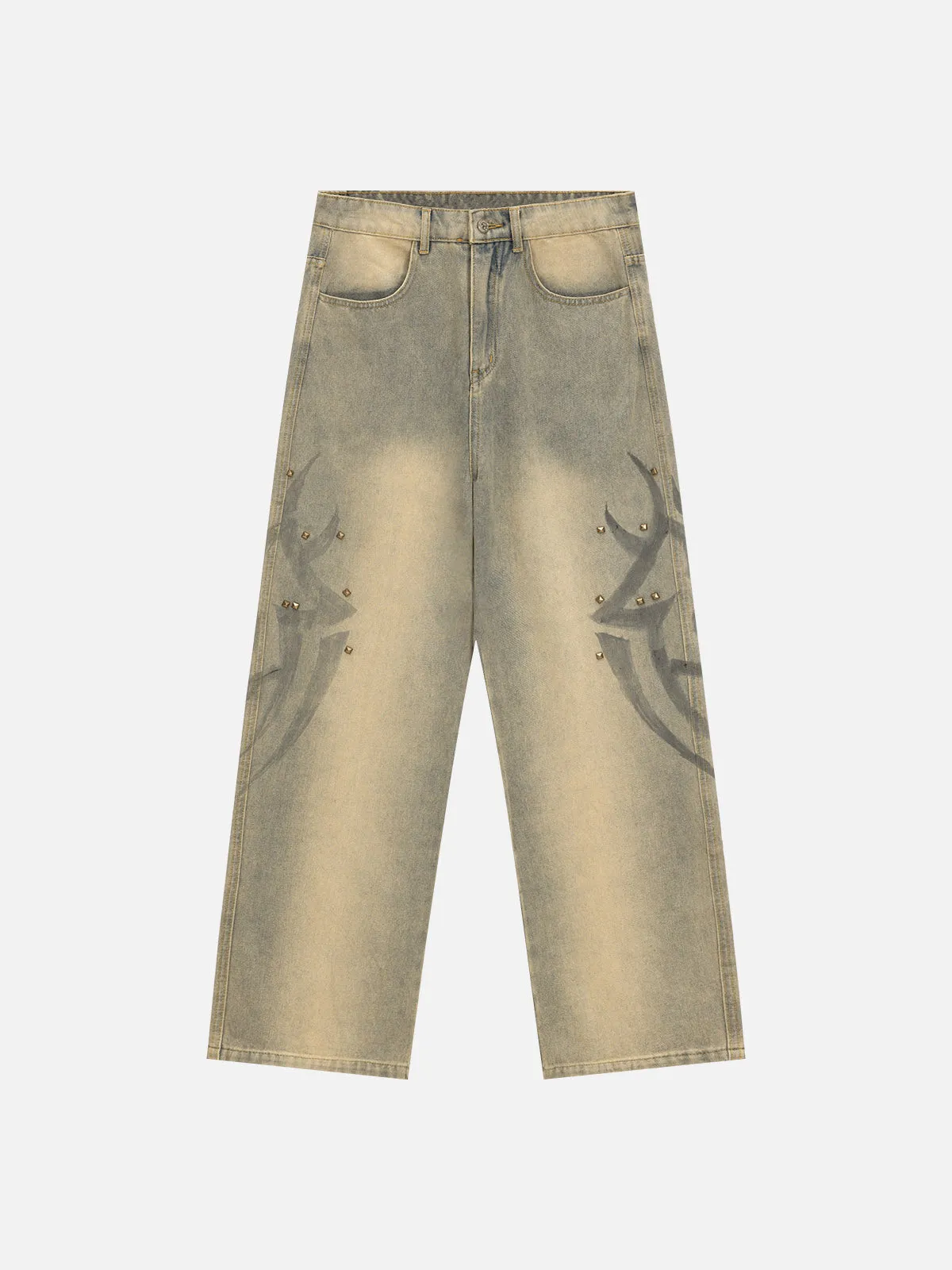 Aelfric Eden Rivet Thorny Print Jeans sold by Aelfric Eden