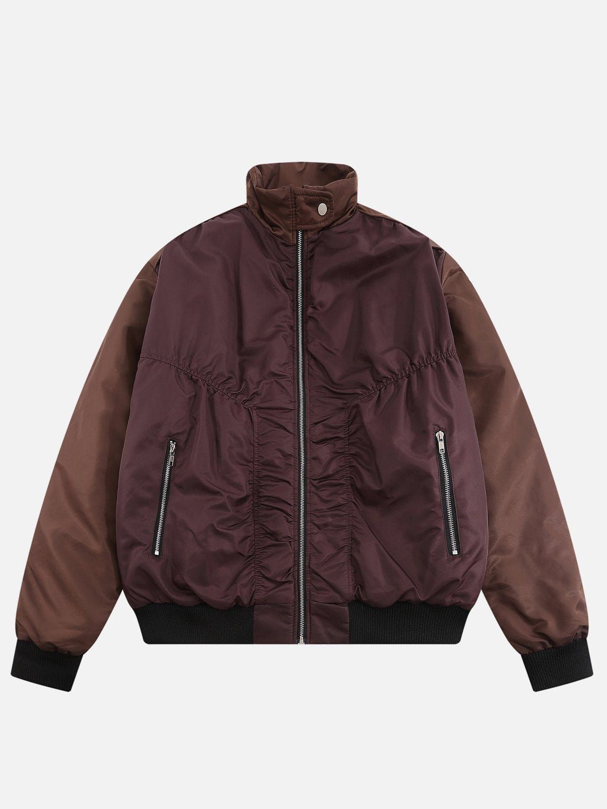 Aelfric Eden Color Block Wrinkle Winter Coat sold by Aelfric Eden product image thumbnail 2