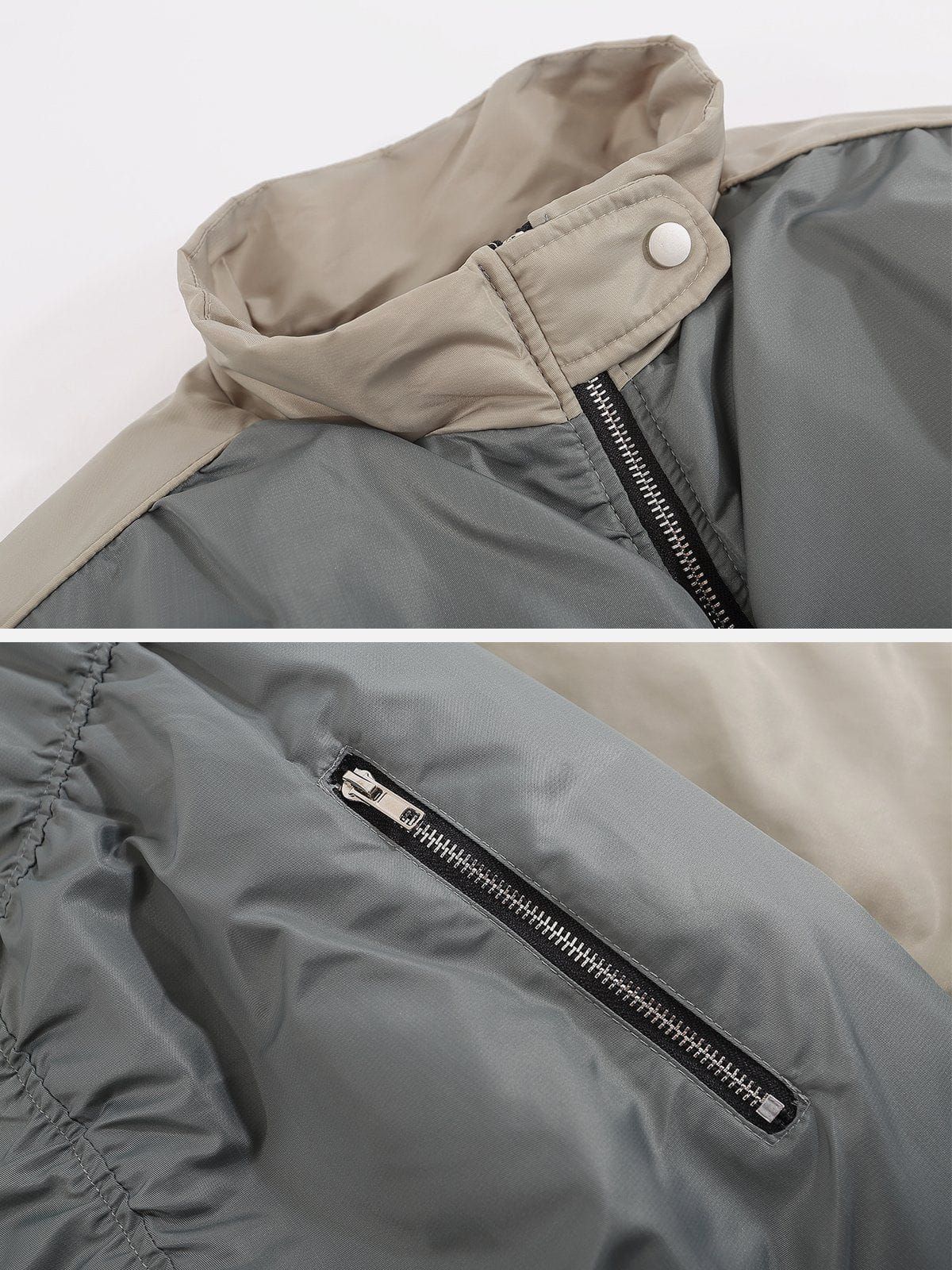 Aelfric Eden Color Block Wrinkle Winter Coat sold by Aelfric Eden product image thumbnail 4