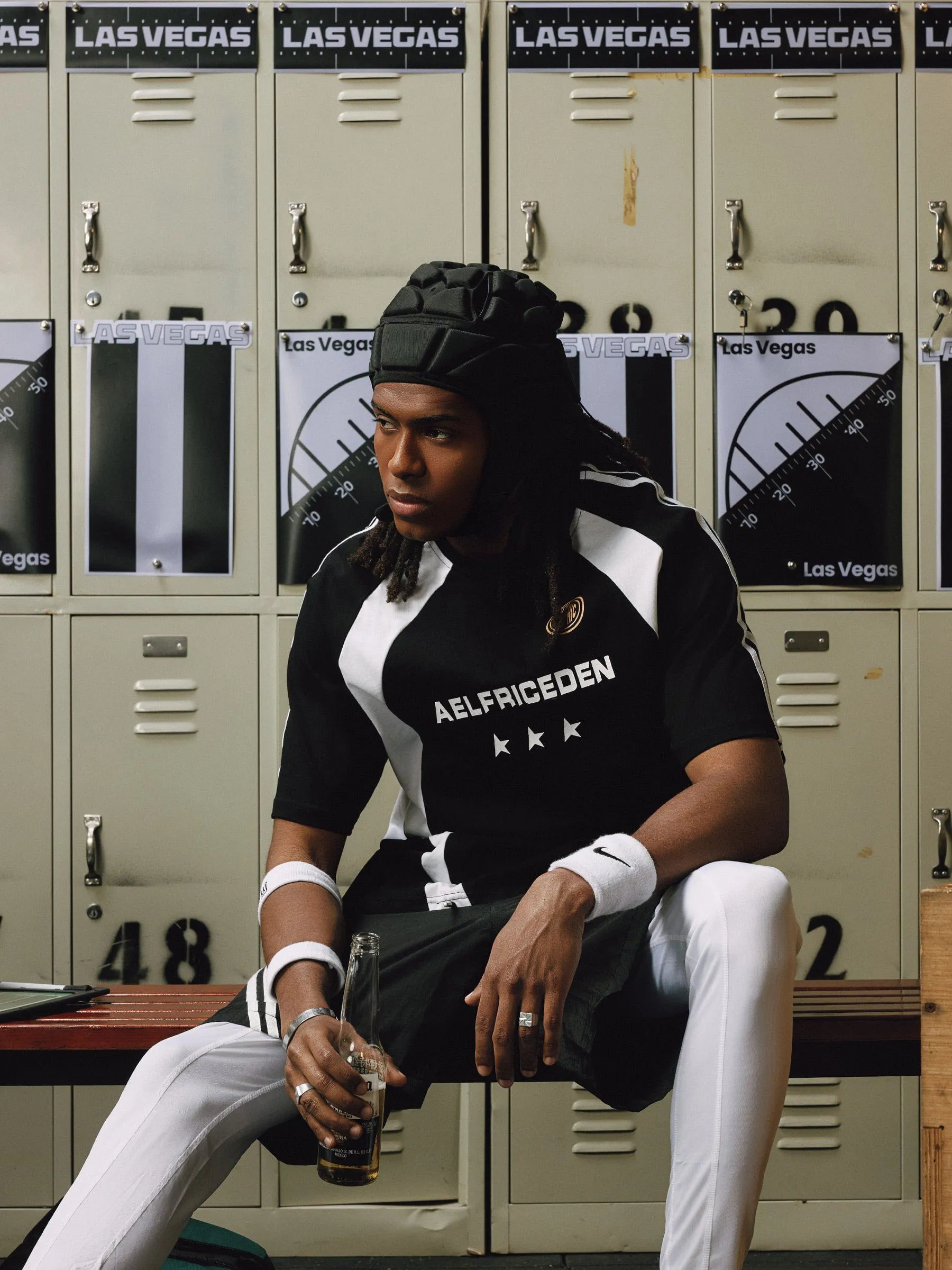 Aelfric Eden Patchwork Contrast Soccer Jersey sold by Aelfric Eden product image thumbnail 5