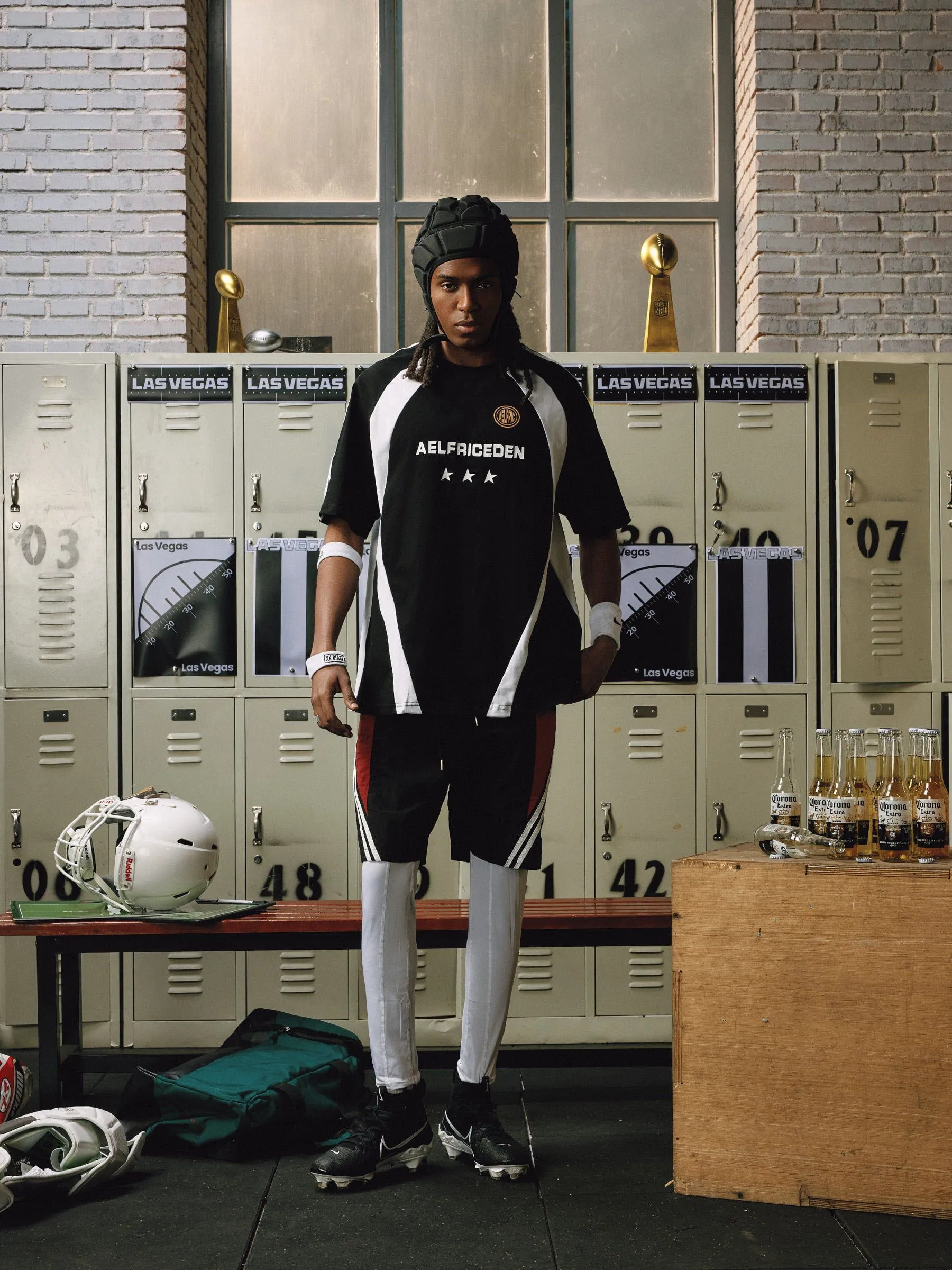 Aelfric Eden Patchwork Contrast Soccer Jersey sold by Aelfric Eden product image thumbnail 4