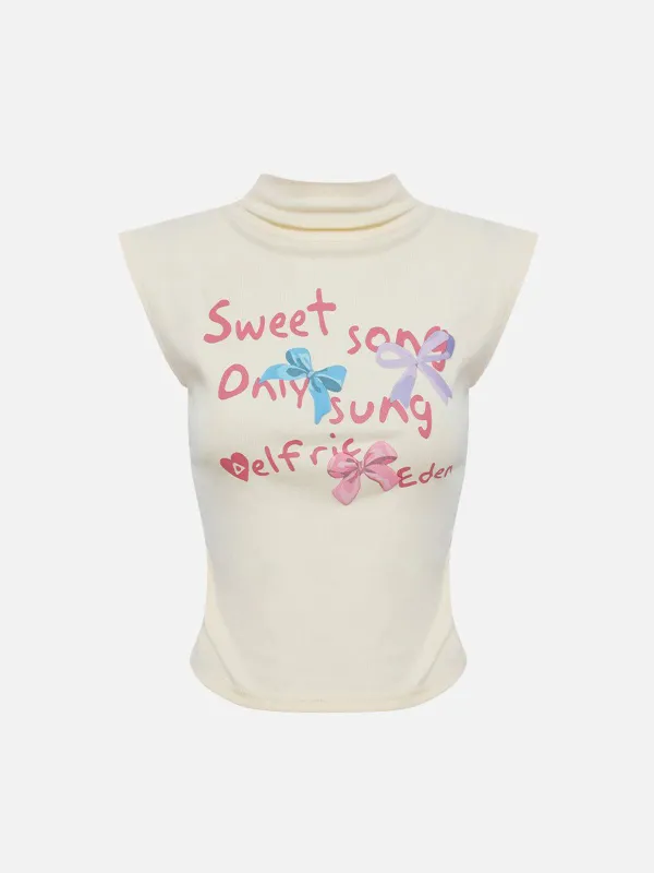 Aelfric Eden Bow Print Tank Top sold by Aelfric Eden