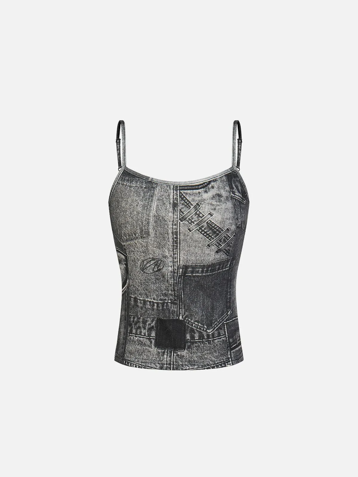 Aelfric Eden Denim Print Cami Top sold by Aelfric Eden product image thumbnail 4