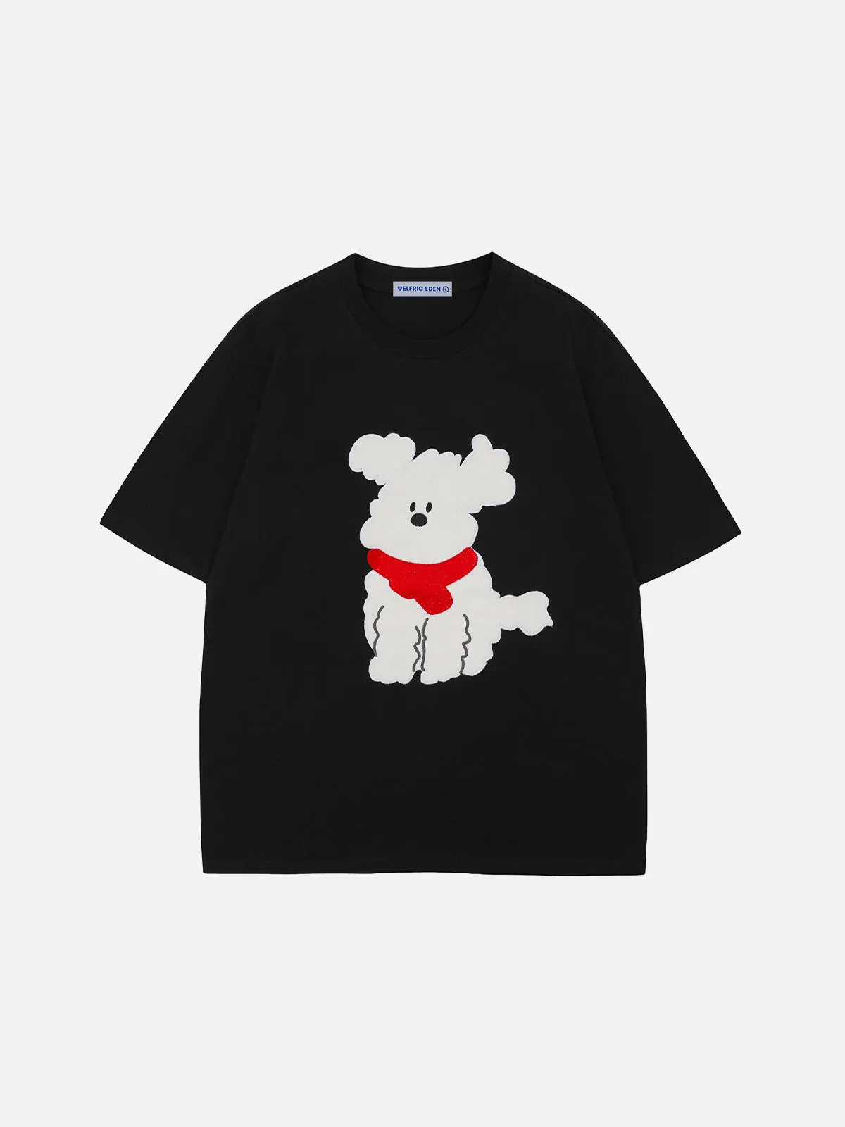 Aelfric Eden Puppy Applique Embroidery Tee sold by Aelfric Eden