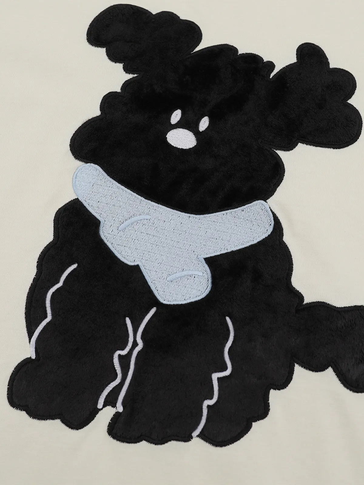 Aelfric Eden Puppy Applique Embroidery Tee sold by Aelfric Eden product image thumbnail 4