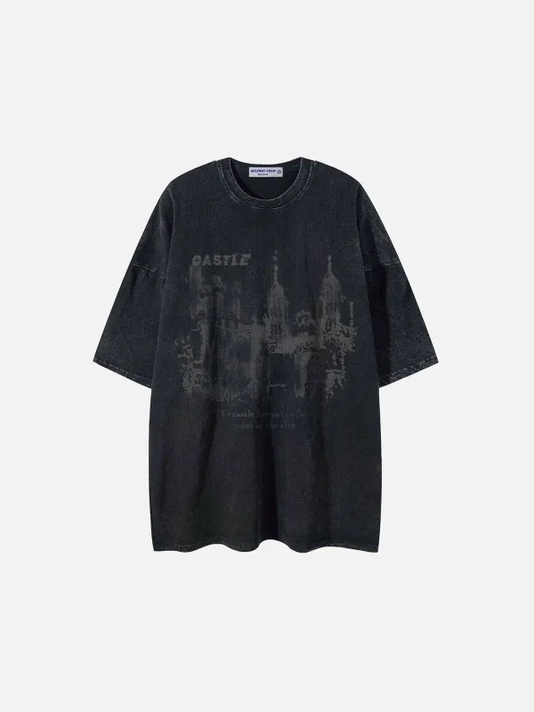Tシャツ・カットソー Aelfric Eden Cerberus Graphic Washed Tee Aelfric Eden Cerberus Graphic Washed Tee – Aelfric eden
