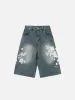 Aelfric Eden Flower Print Longline Jorts sold by Aelfric Eden