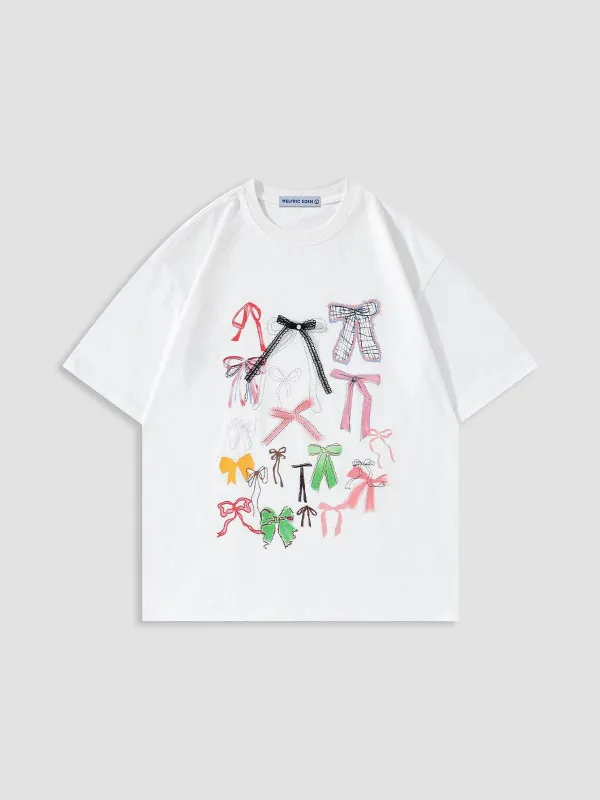 Aelfric Eden Colorful Bow Tee sold by Aelfric Eden