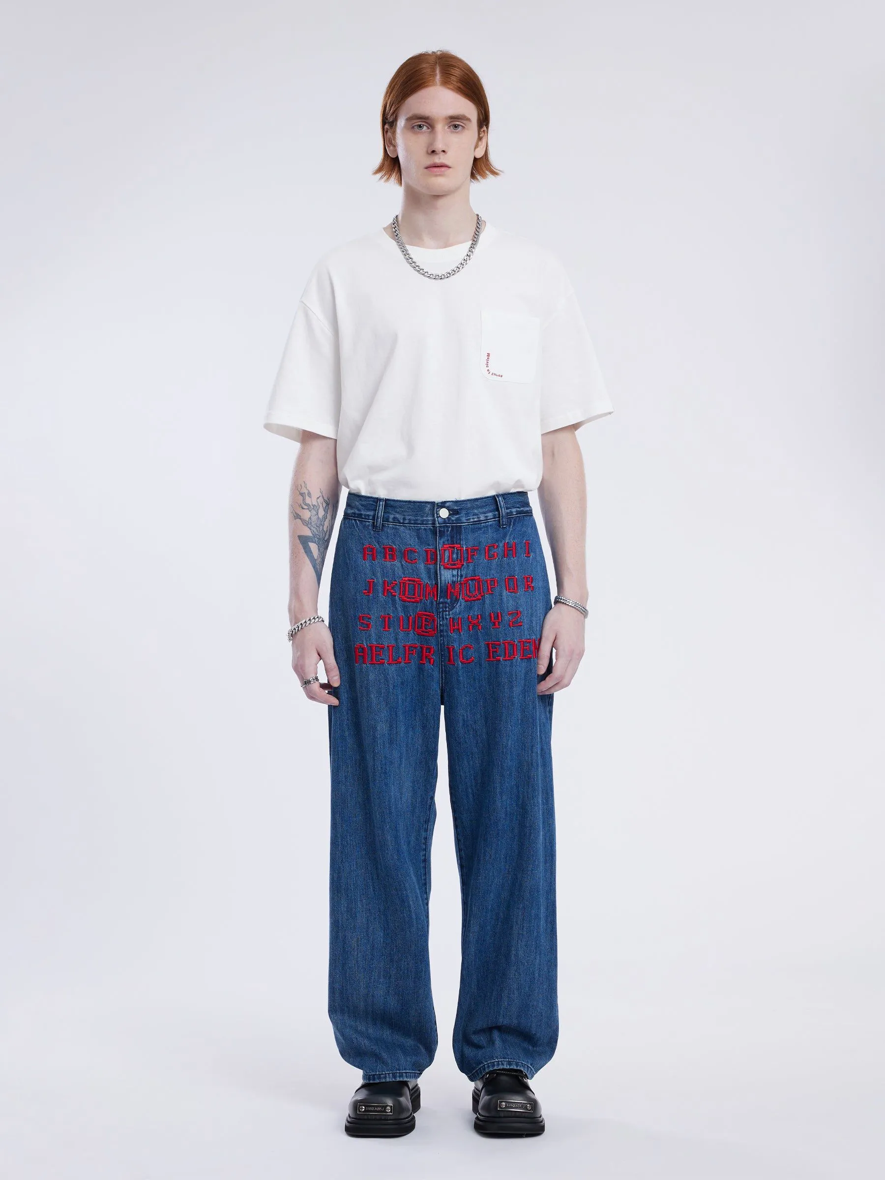 Aelfric Eden Embroidered Jeans sold by Aelfric Eden product image thumbnail 2