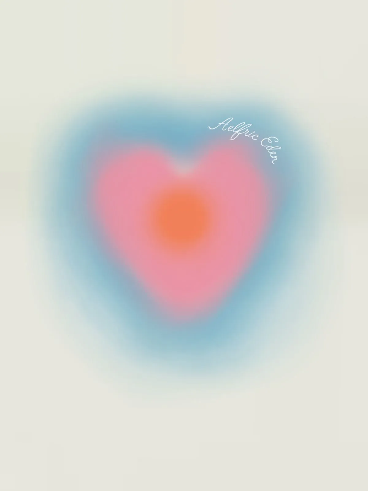 Aelfric Eden Blurry Heart Graphic Tee sold by Aelfric Eden product image thumbnail 3