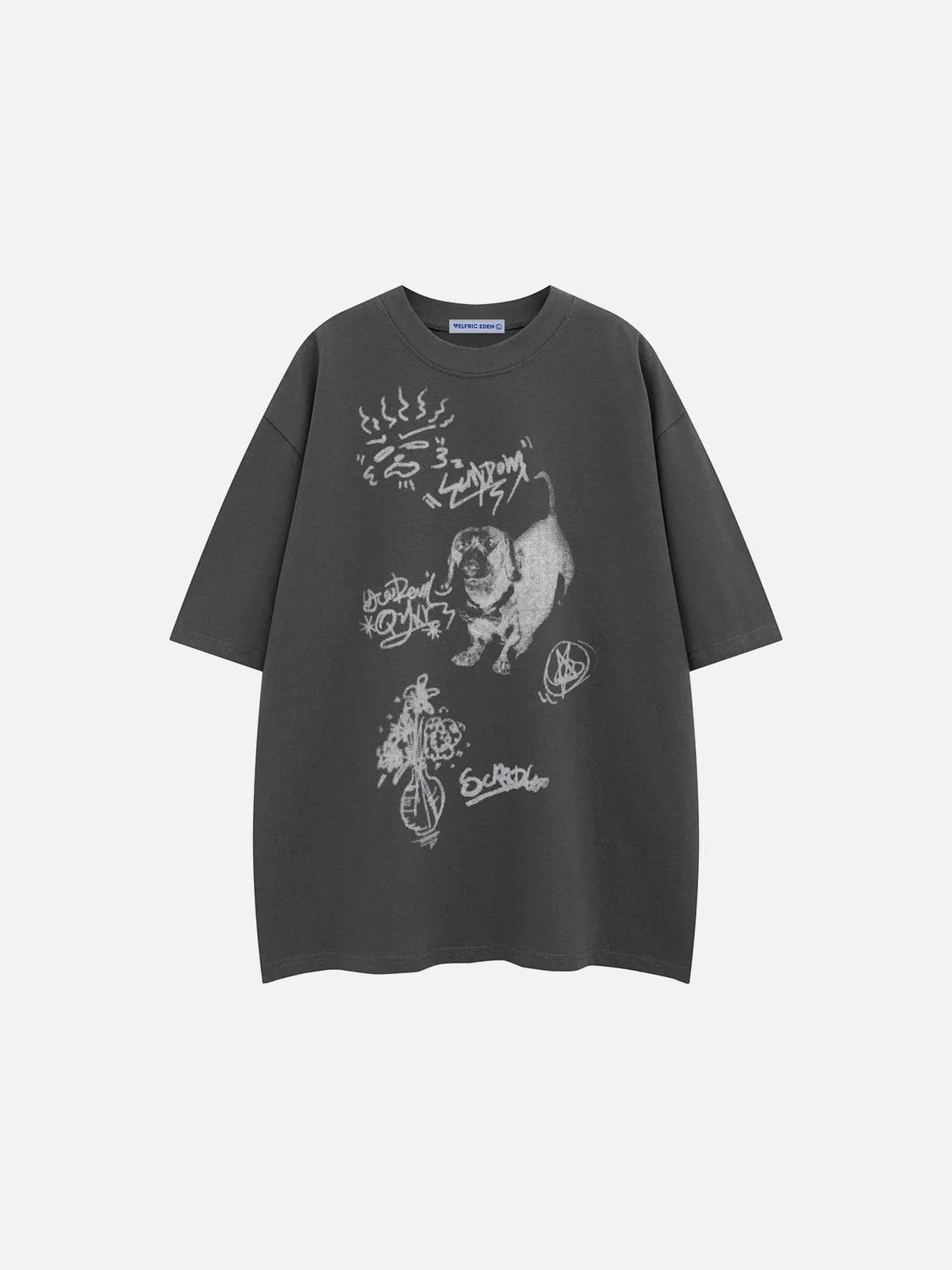 Aelfric Eden Graffiti Dog Tee sold by Aelfric Eden product image thumbnail 2