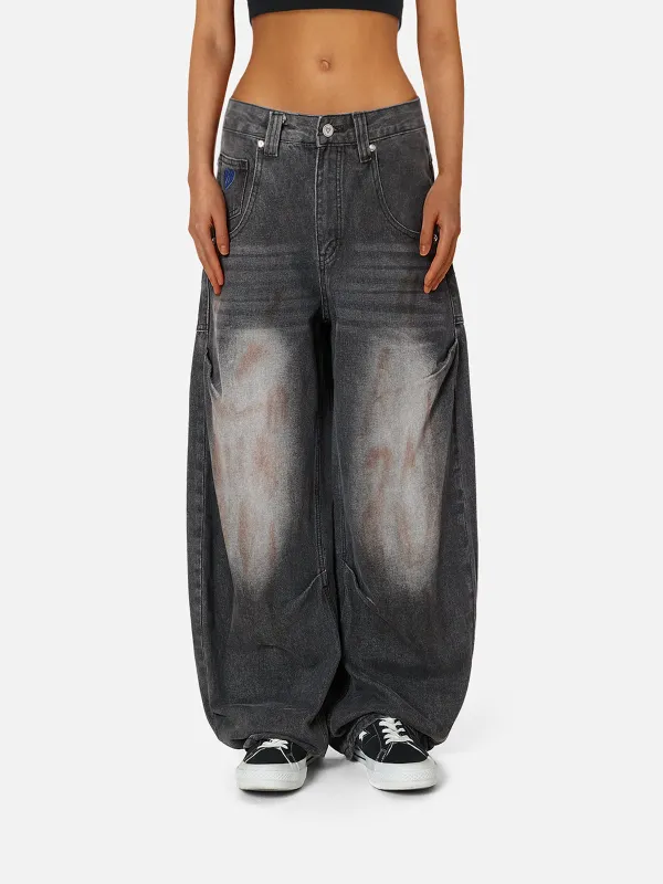 Aelfric Eden Firework Beadwork Baggy Jeans | Parallel