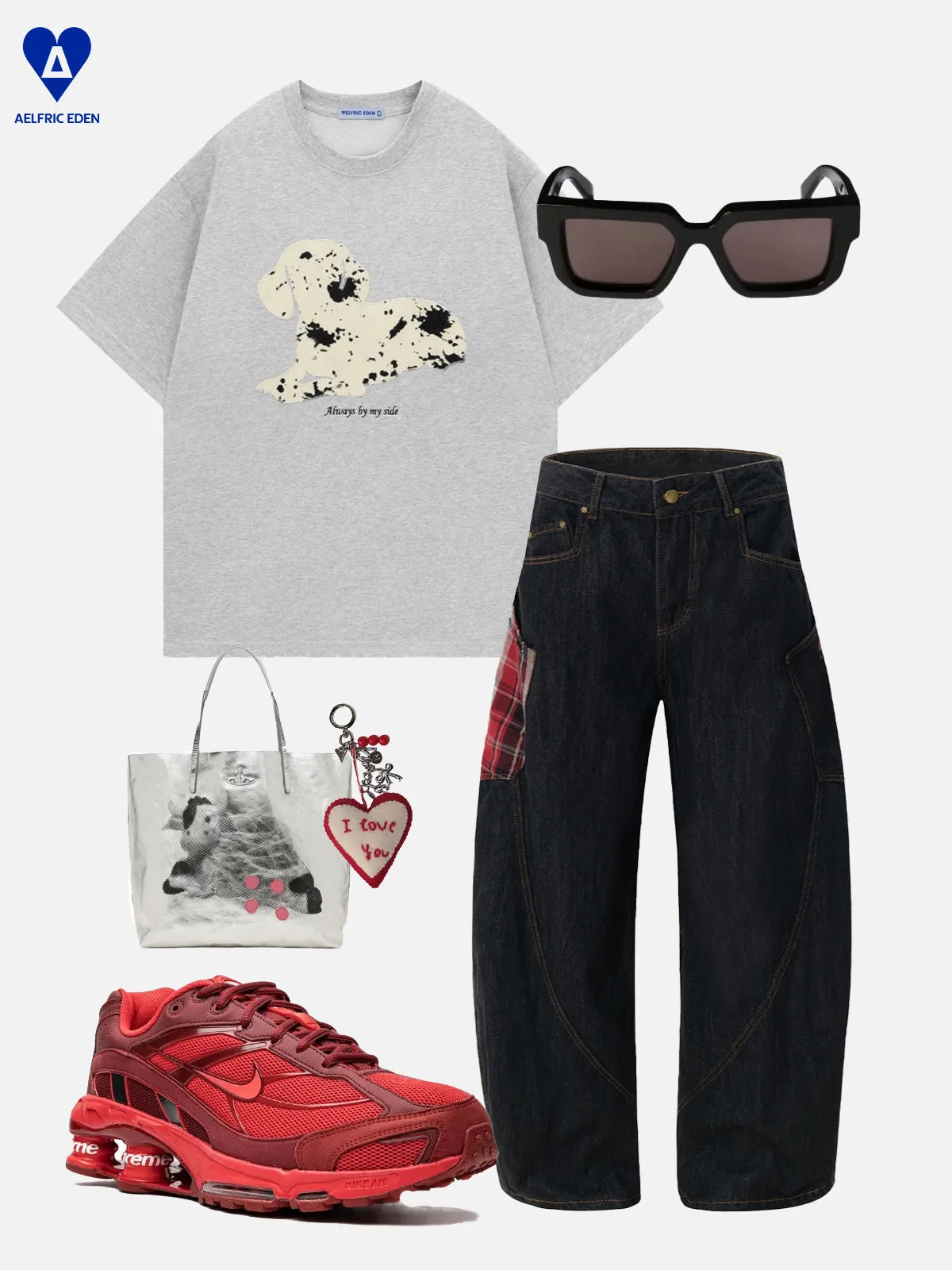 Aelfric Eden Dalmatian Graphic Tee sold by Aelfric Eden product image thumbnail 3